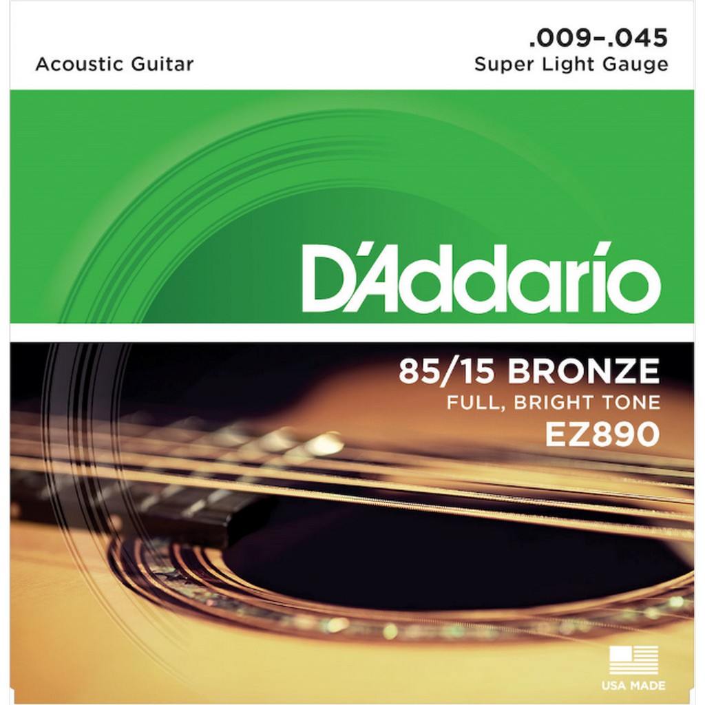 D'Addario EZ 890 Great American Bronze 85/15