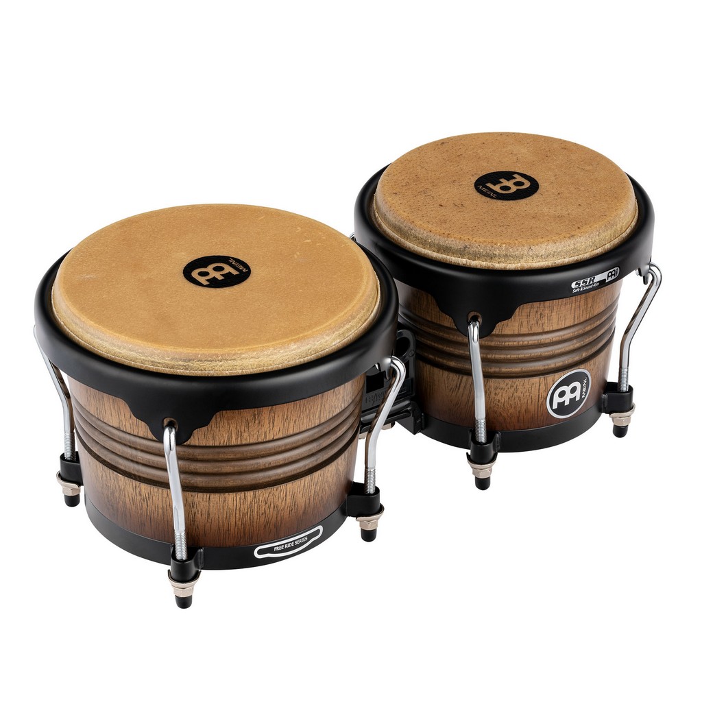 MEINL Percussion Marathon Series Bongo 6 3/4 Macho & 8 Hembra - Antique Tobacco Burst Matte
