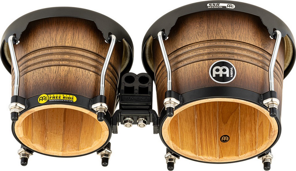 MEINL Percussion Marathon Series Bongo 6 3/4 Macho & 8 Hembra - Antique Tobacco Burst Matte