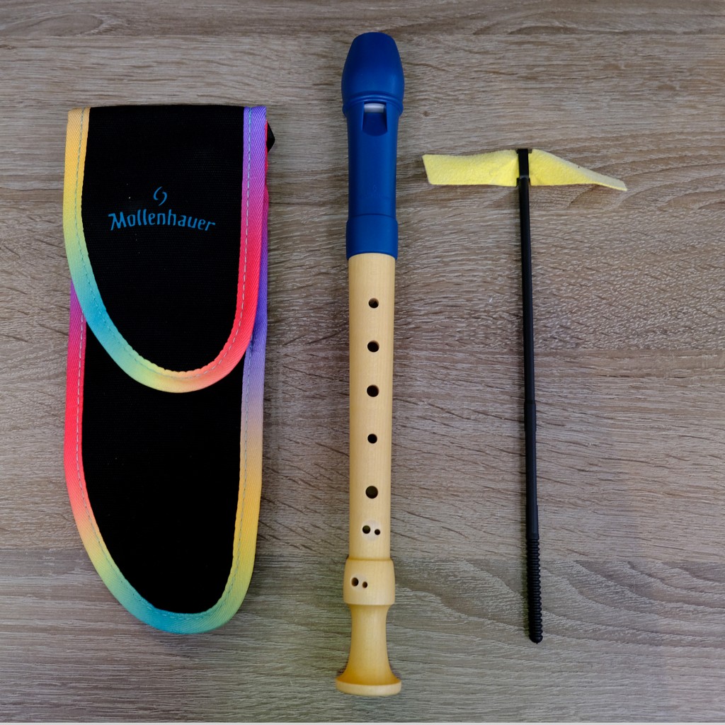 Mollenhauer Fipple Sopran Blockflte Dege (Seeblau)