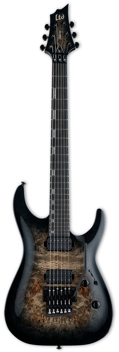 ESP LTD E-Gitarre H 1001 FR Black Natural Burst