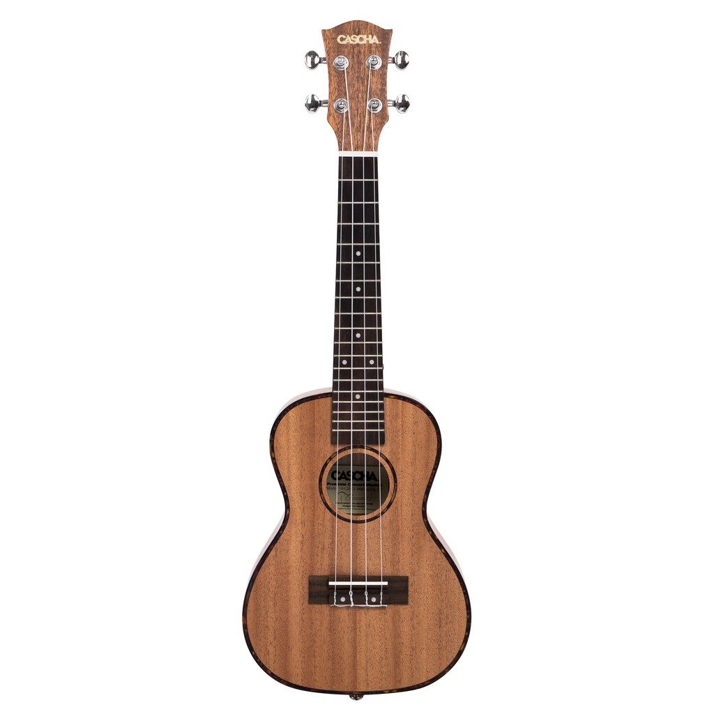 CASCHA Solid Top Konzert Ukulele Set Bild 2