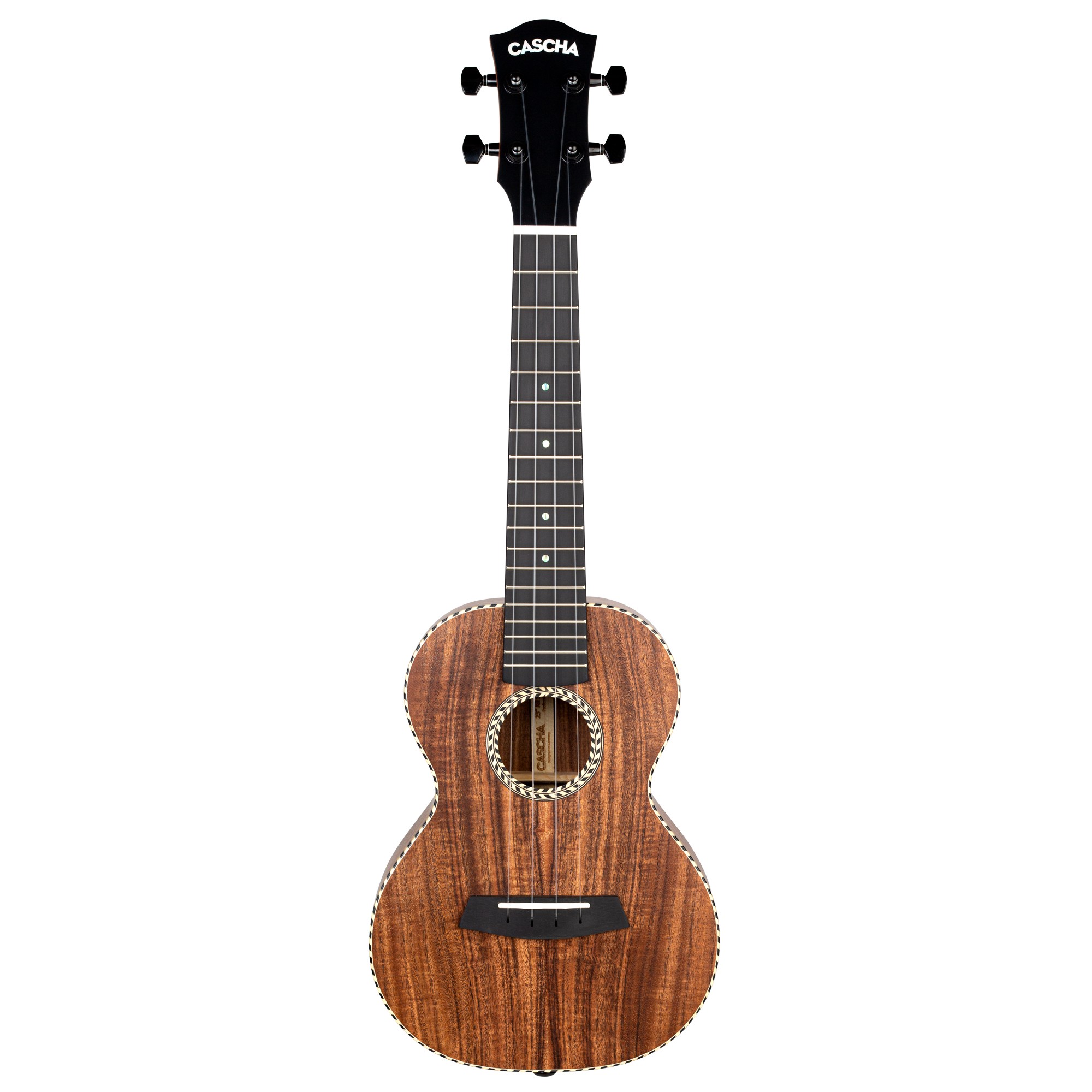 CASCHA All Solid Acacia Konzert Ukulele Bild 2