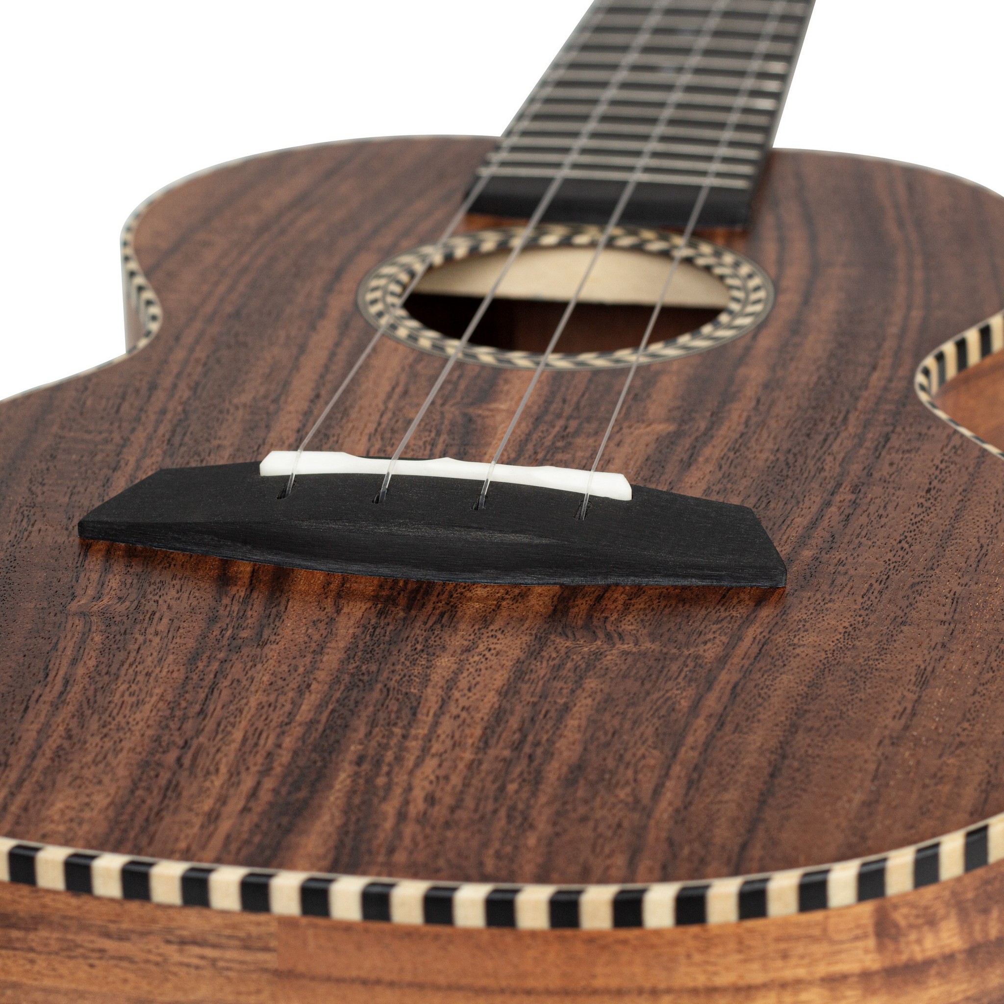 CASCHA All Solid Acacia Konzert Ukulele Bild 4