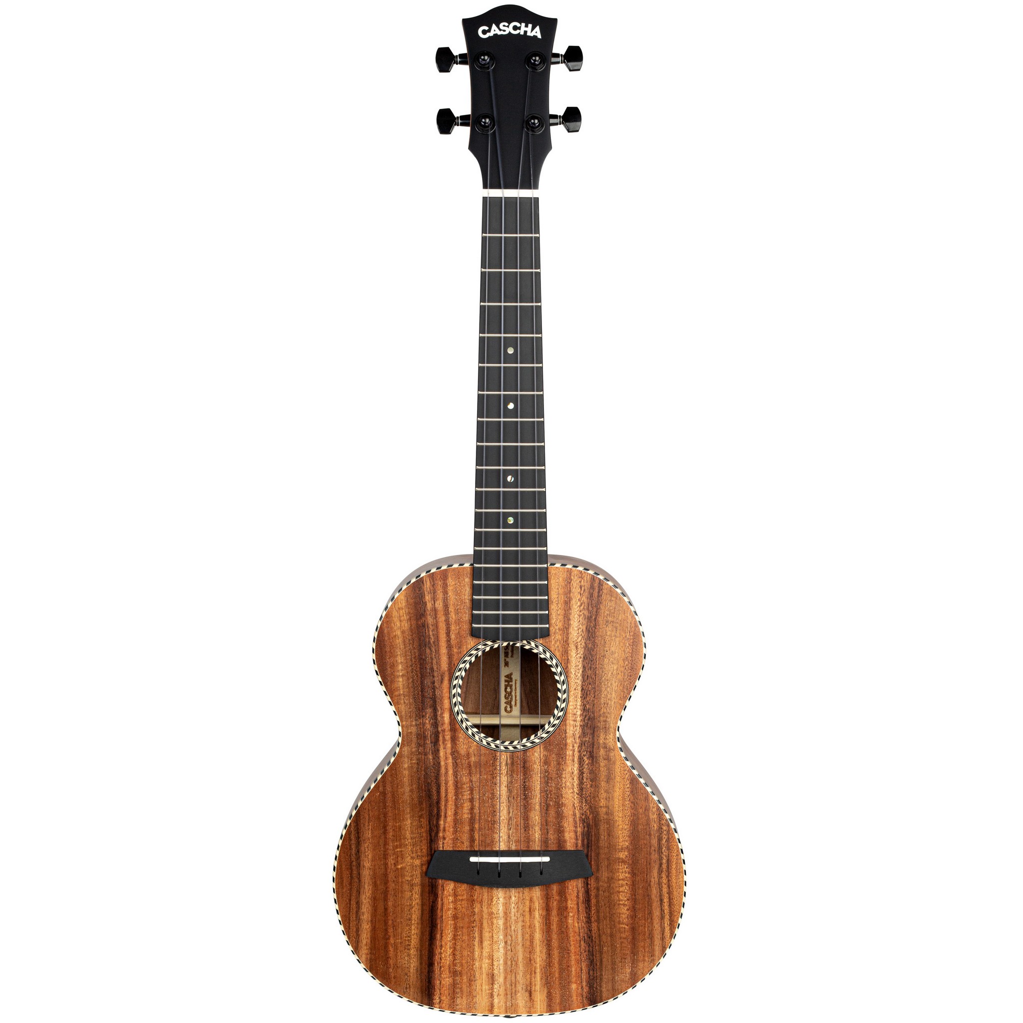 CASCHA All Solid Acacia Tenor Ukulele Bild 2