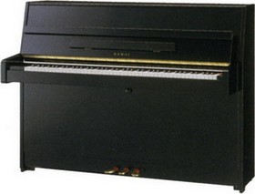 Kawai Klavier K 15E E/P Schwarz Hochglanz