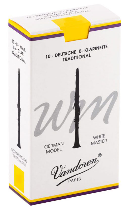 Vandoren Blasblätter White Master für Bb-Klarinette Stärke 3,5