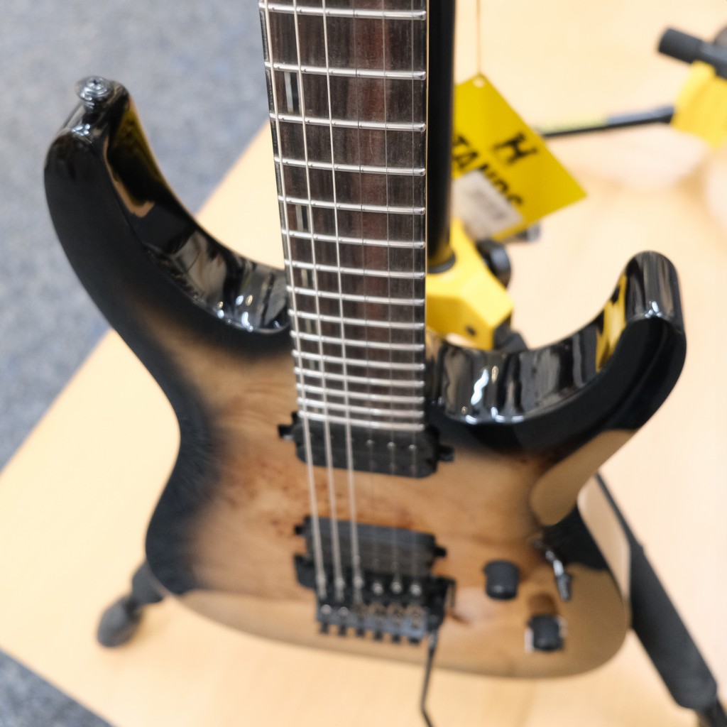 ESP LTD E-Gitarre H 1001 FR Black Natural Burst