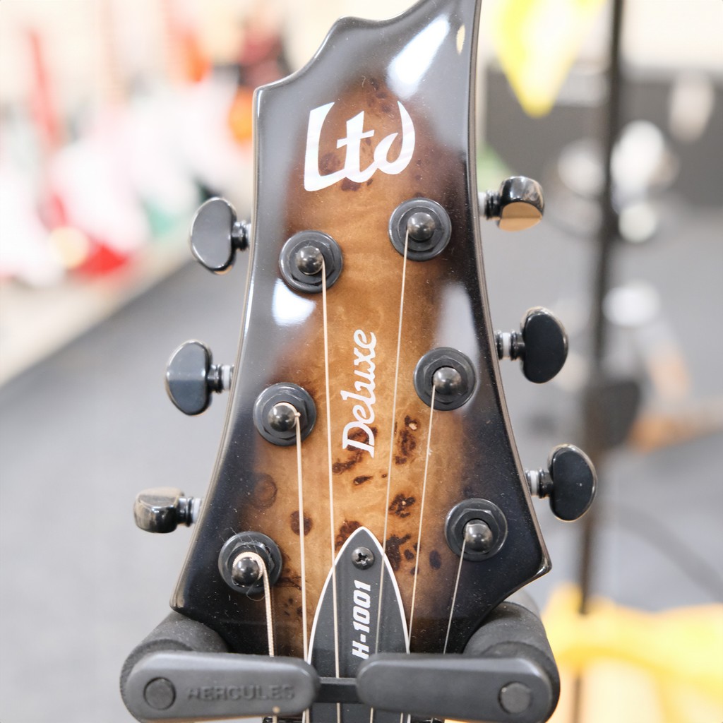 ESP LTD E-Gitarre H 1001 FR Black Natural Burst
