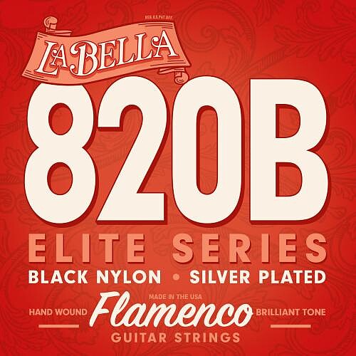 La Bella 820 Black Nylon Flamencosaiten
