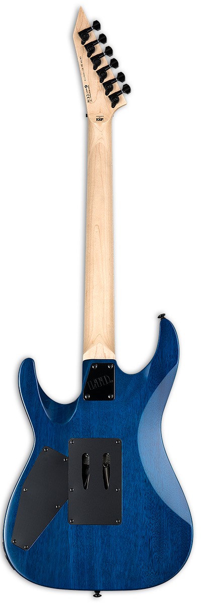 ESP LTD E-Gitarre MH 203 QM See Thru Blue Bild 2