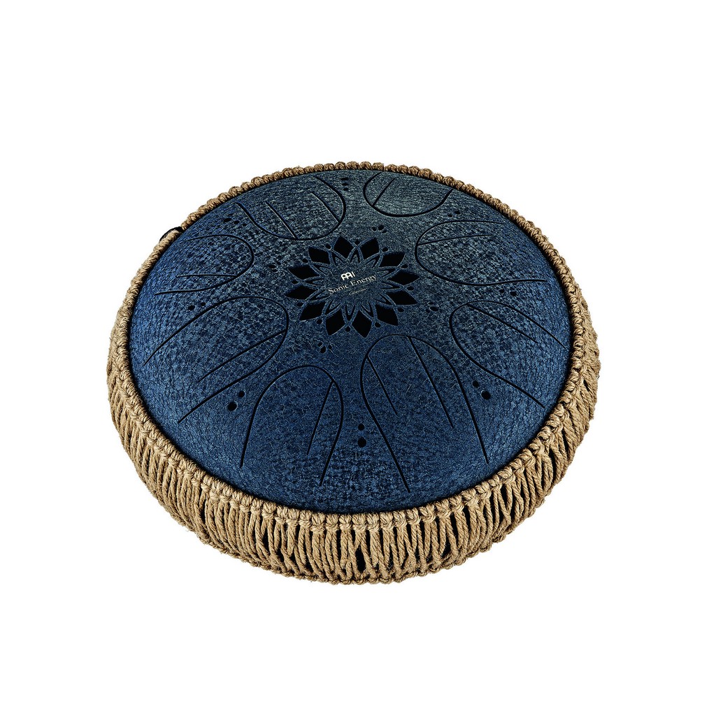 MEINL Sonic Energy Medium Octave Steel Tongue Drum, Marineblau