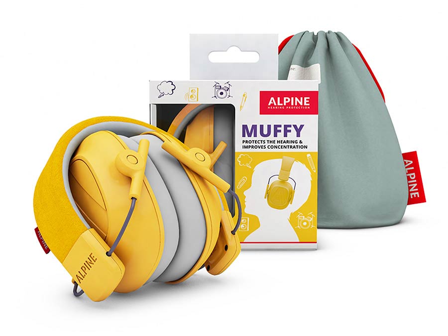 Alpine Geh�rschutz Muffy Kids Yellow