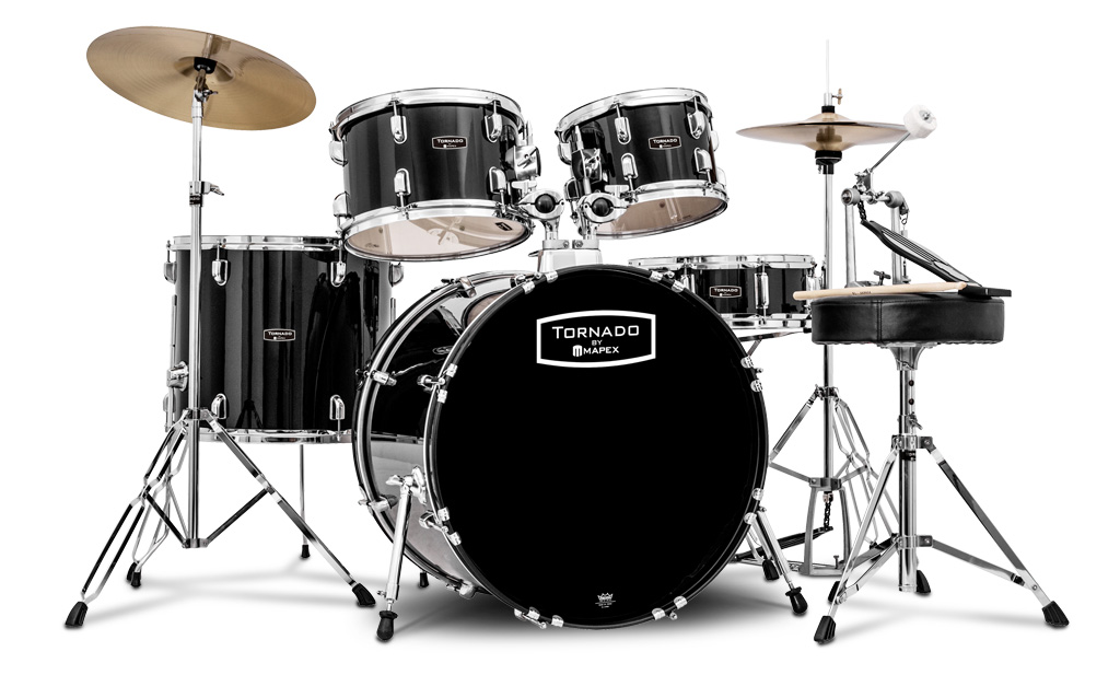 Mapex Tornado Drum Set 20 Zoll Schwarz