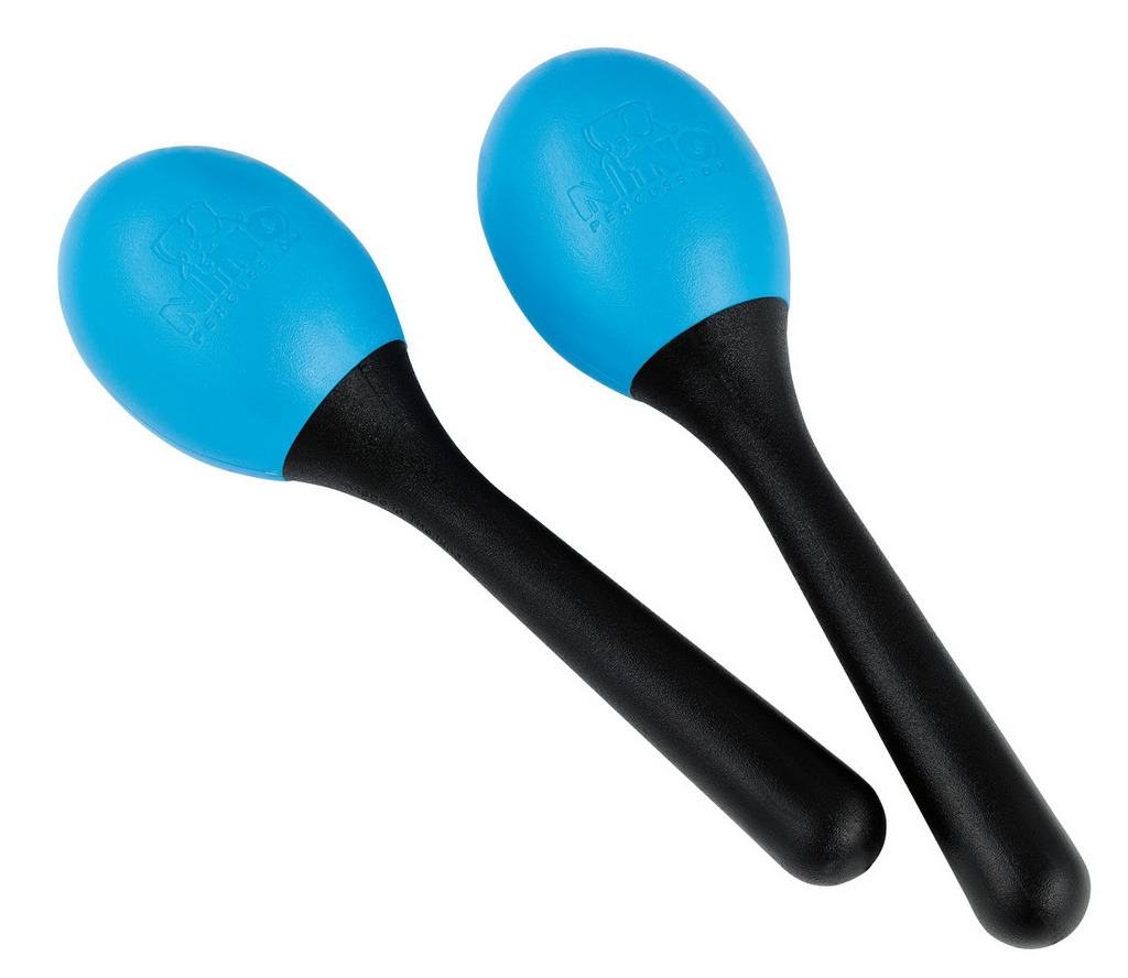 NINO Kunstoff Egg Maracas klein Blau