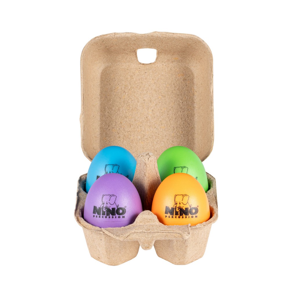 NINO Percussion Egg Shaker Box - 4 teilig