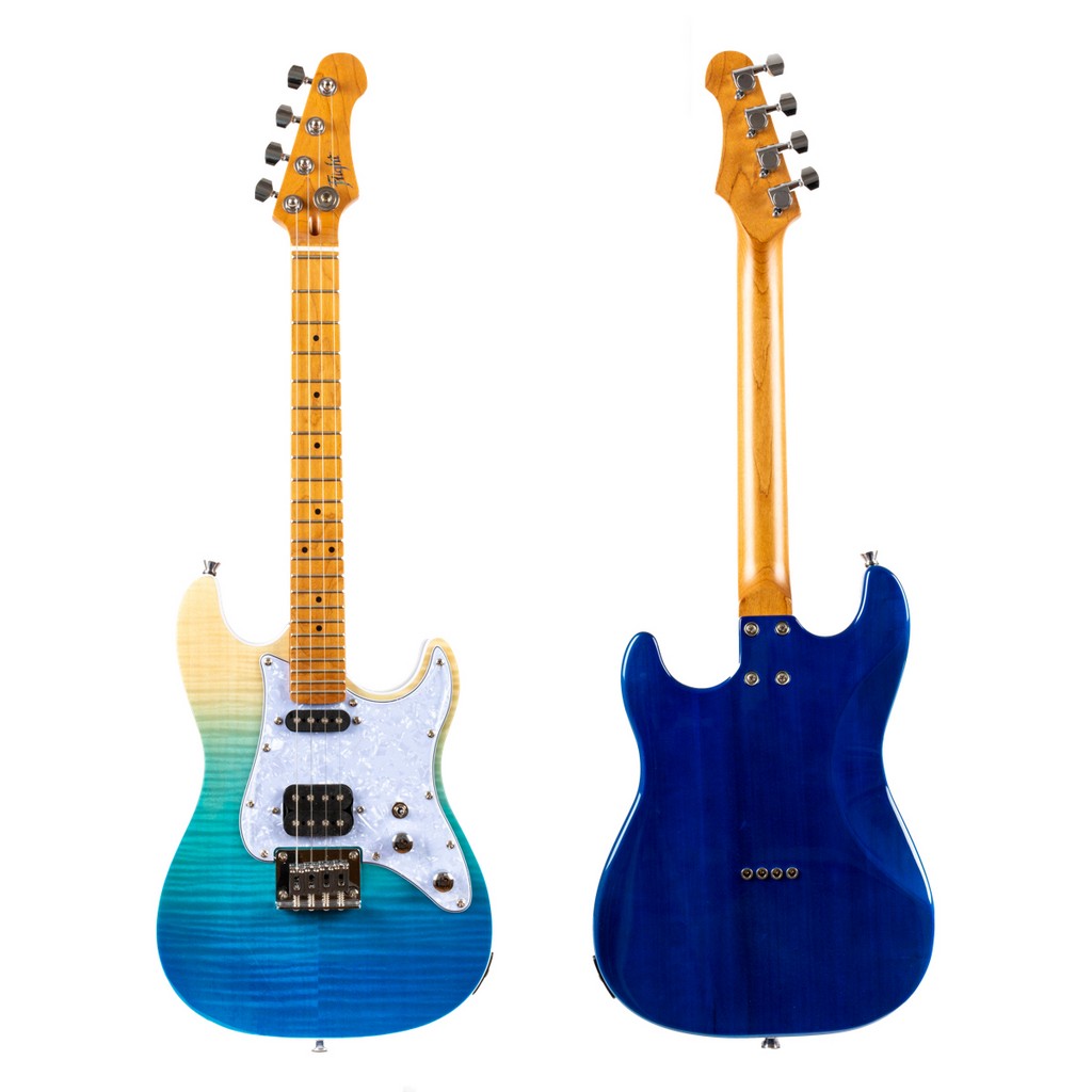 Flight Tenor E-Ukulele Pathfinder TBL Transparent Blue Bild 2