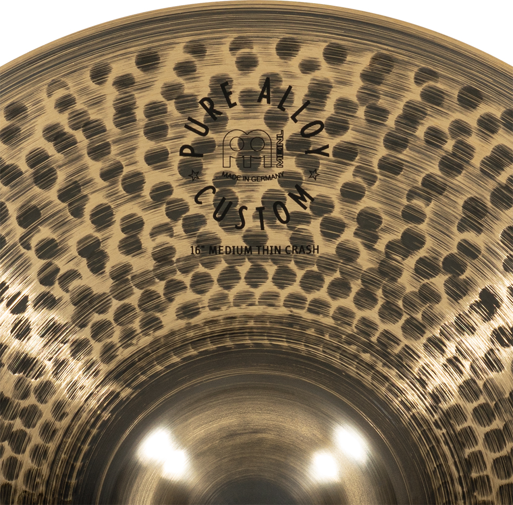 MEINL 16 Pure Alloy Custom Medium thin Crash Bild 2
