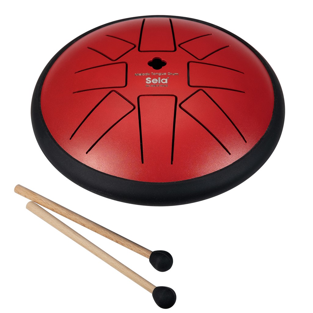 SELA Melody Tongue Drum 6 F Minor Red