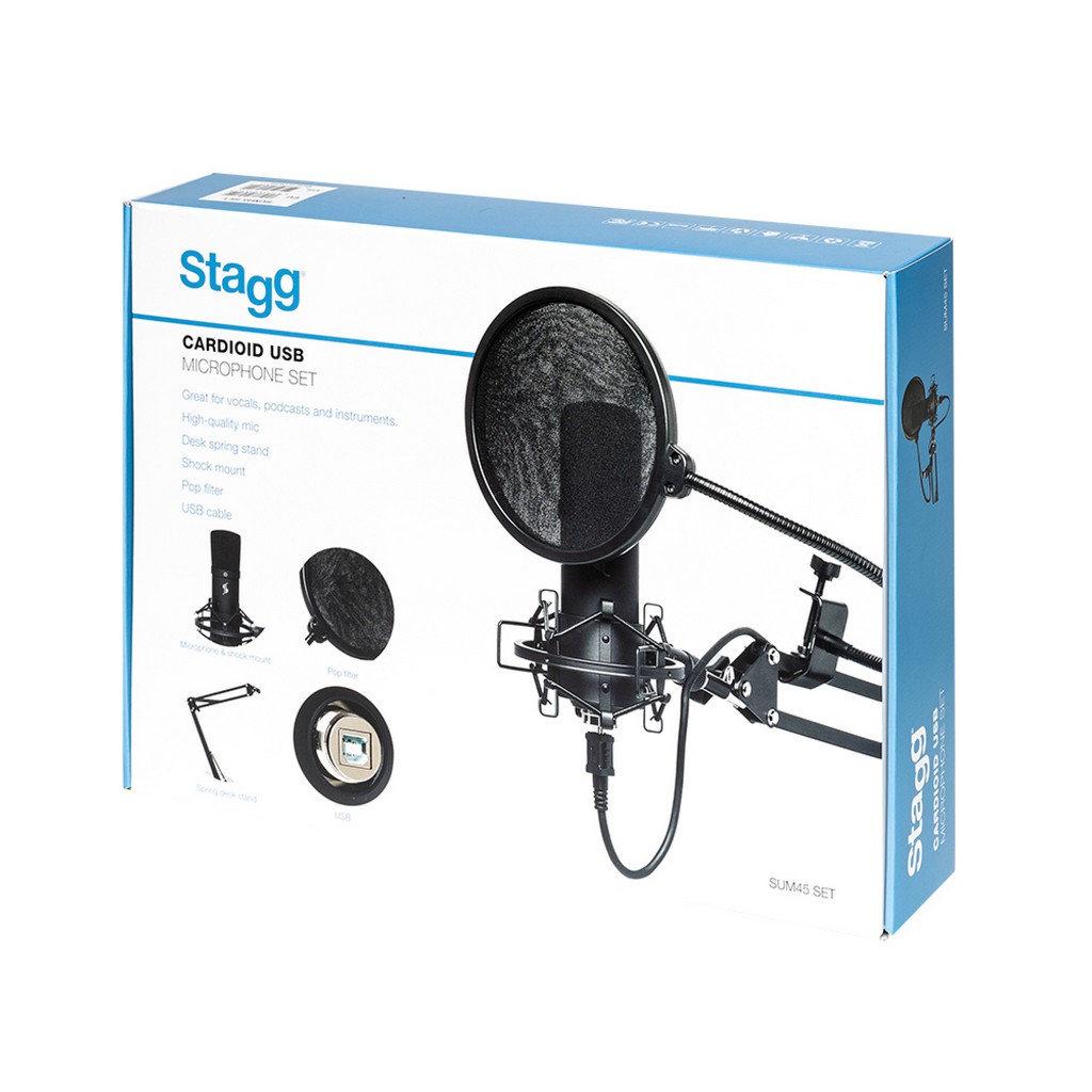 STAGG SUM45 USB Mikrofon Cardioid SET Bild 4