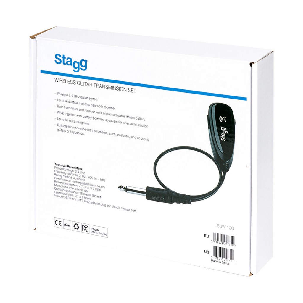 STAGG 2.4GHZ WIRLESS GUITAR SET