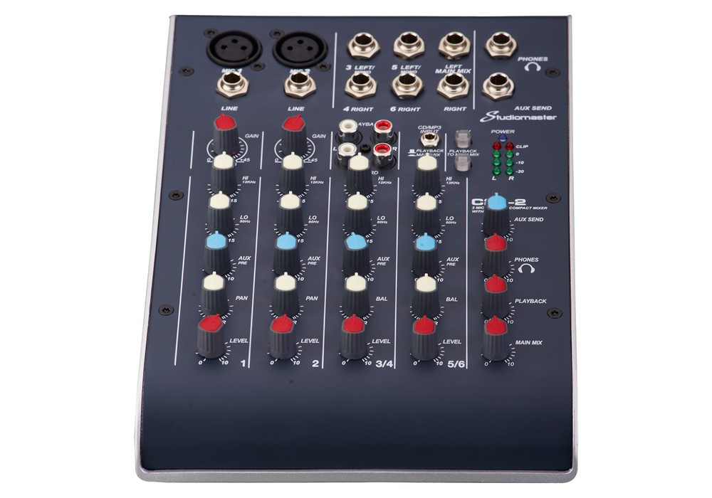 Studiomaster Kompakt Mixer C2S-2 USB