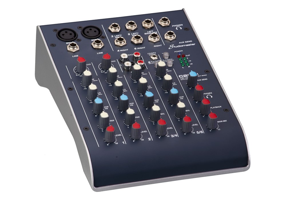 Studiomaster Kompakt Mixer C2S-2 USB