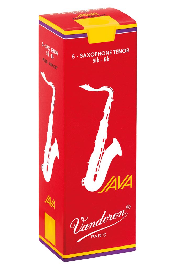 Vandoren Blasblätter Java Rot für Tenor-Saxofon Stärke 4
