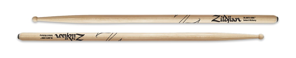Zildjian Drum Sticks, Anti-Vibe Serie, 7A Wood, natur