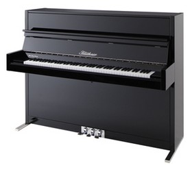Blüthner Klavier Modell D Schwarz Hochglanz