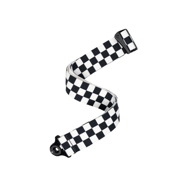 D'Addario Auto Lock Guitar Strap, Skater Checkerboard