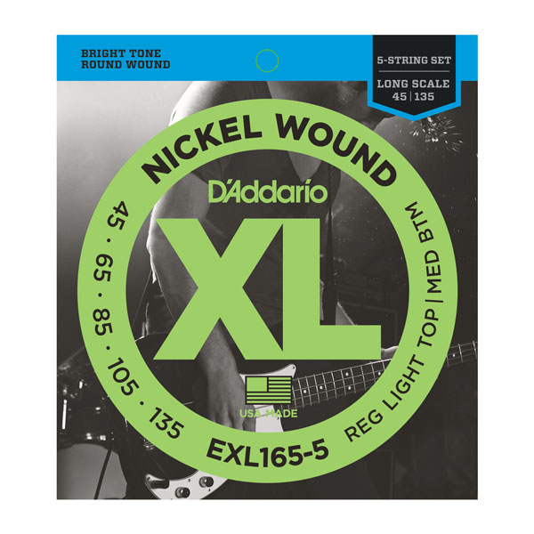 D'Addario EXL165-5 5-saitig E-Bass