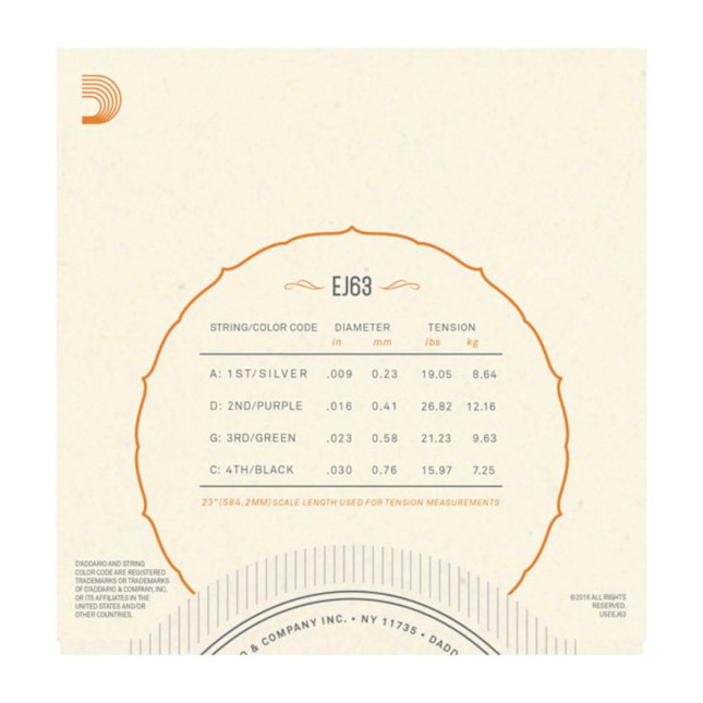 D'Addario EJ 63 Tenor Banjo Bild 3