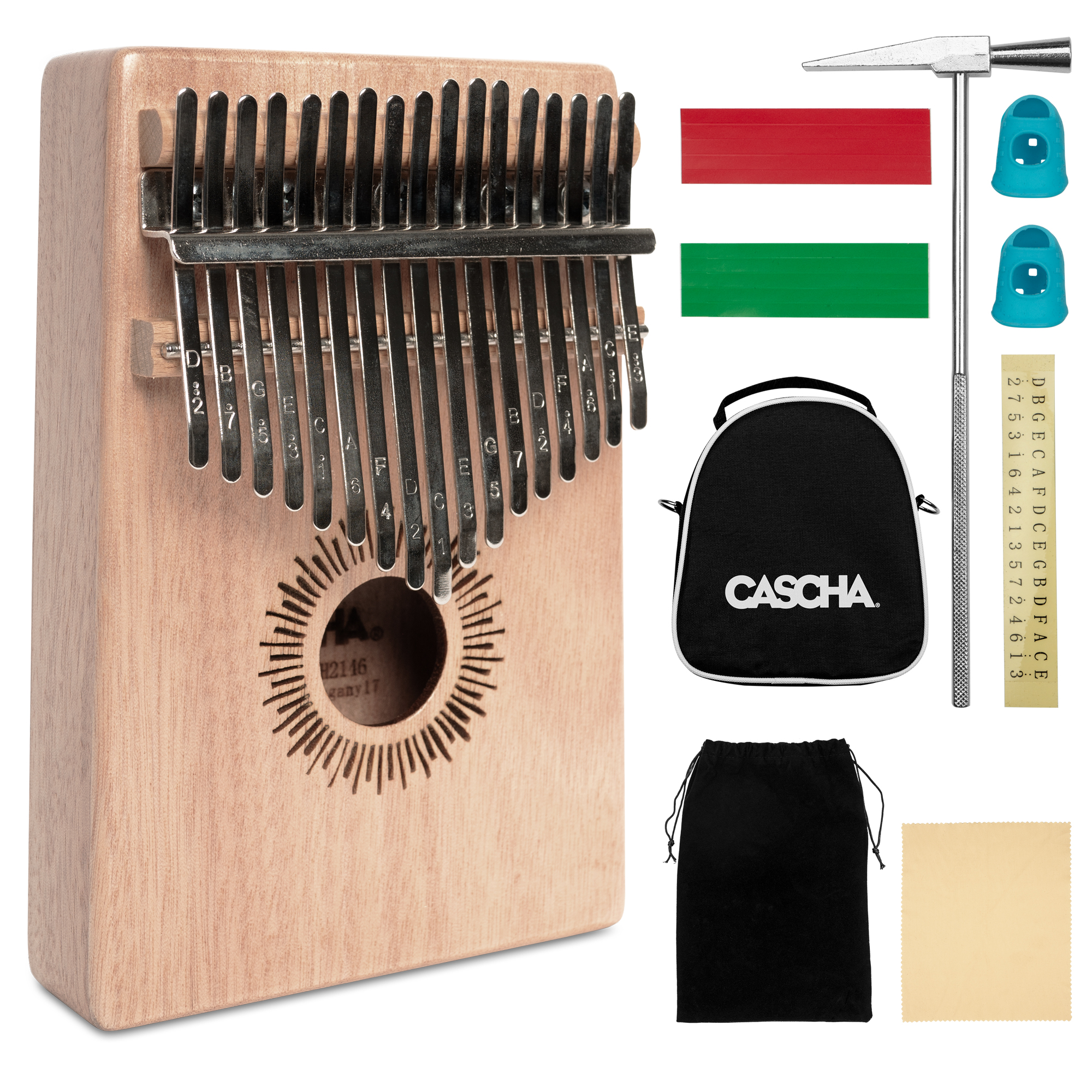 CASCHA Kalimba Mahagoni 17 Bild 2