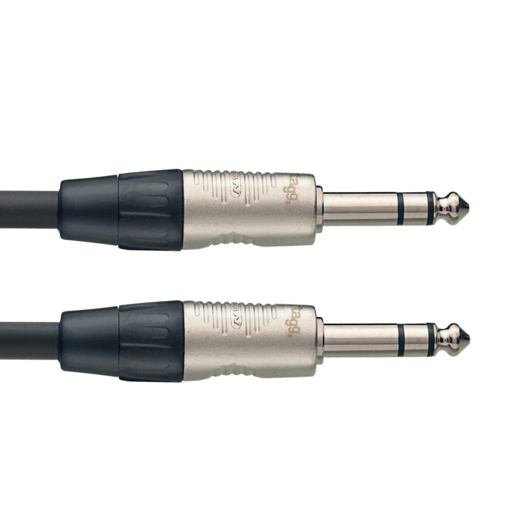 STAGG Audiokabel Klinke/Klinke (m/m) Stereo 6m